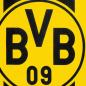 Preview: Borussia Dortmund BVB Bettwäsche Blockstreifen 135 x 200 cm